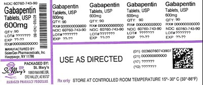 Gab (Gabapentin 60760 743 90)